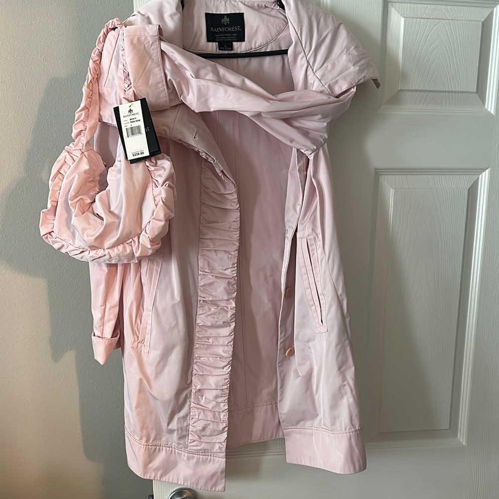 Rainforest Light Pink Ruffle Jacket